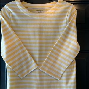 APPLESEEDS yellow striped top